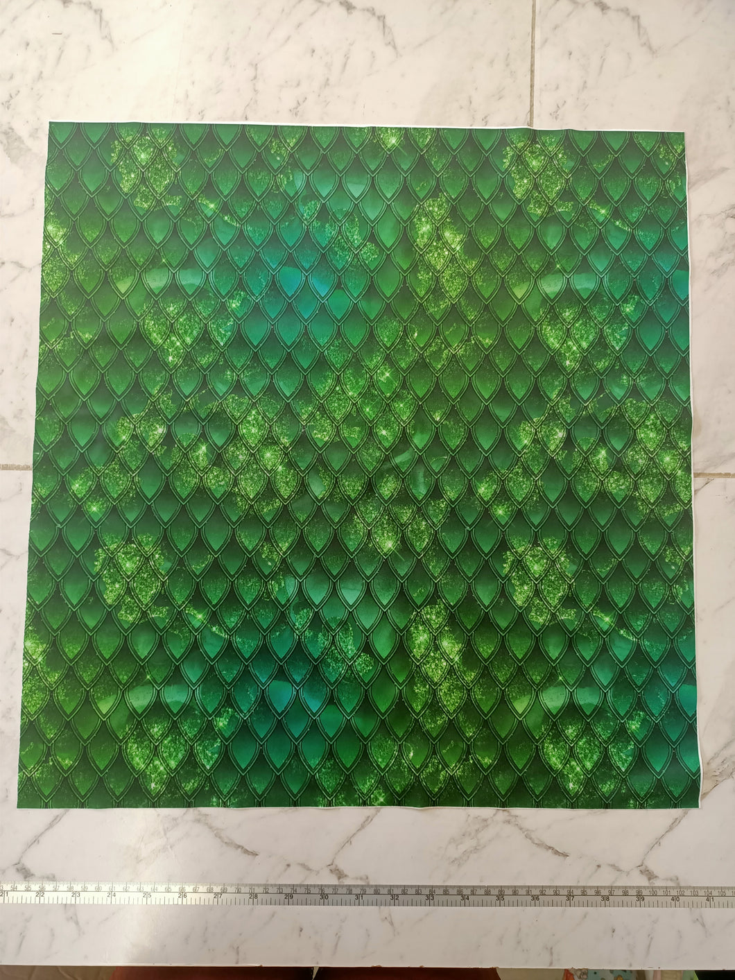 Dragon scale green PUL