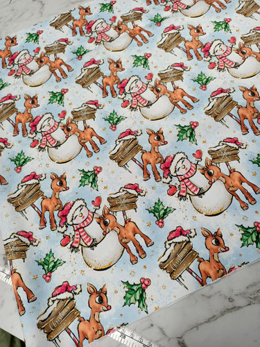 Christmas Snow man PUL